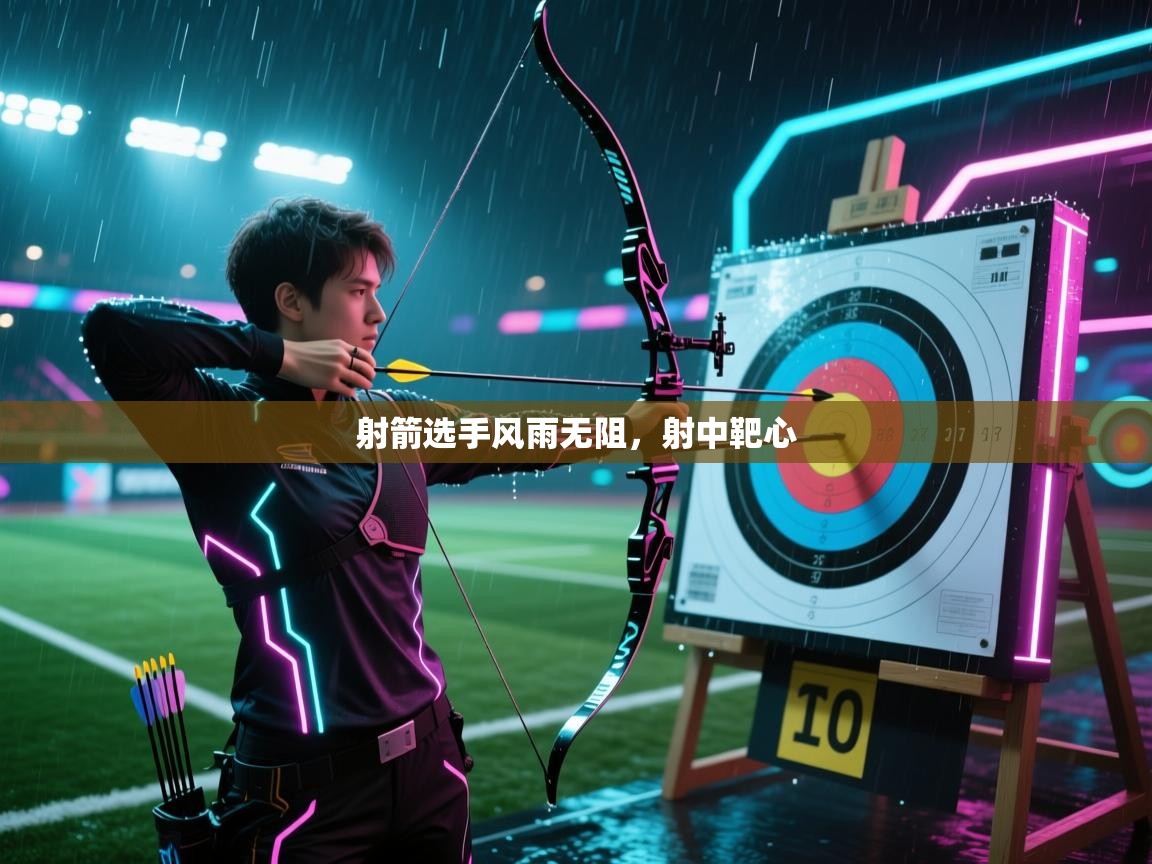 射箭选手风雨无阻,射中靶心 第2张